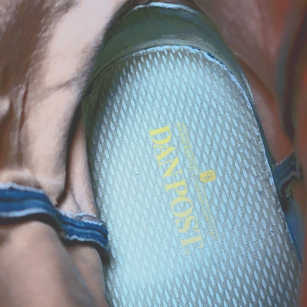 Dan Post Black Western Cowboy Boots with Decorative Stitching - Picture 10 of 11